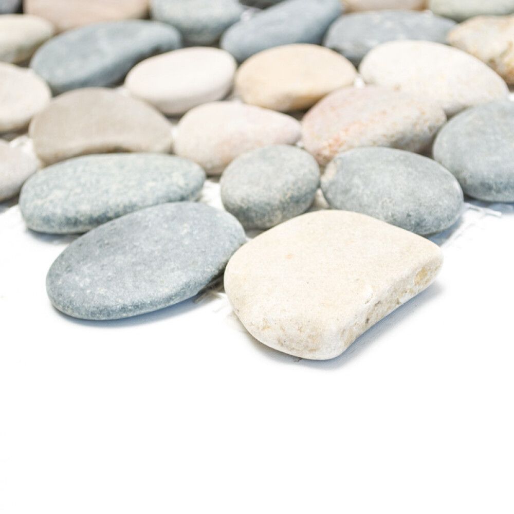 MOSAIKK NATURSTEIN PEBBLE31.5X31.5CM