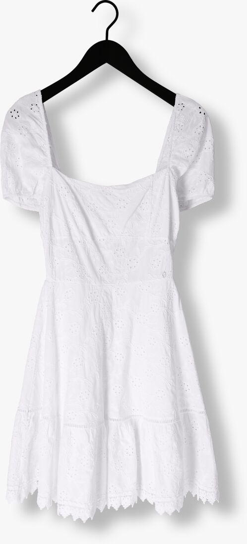 GUESS witte guess mini jurk ss clio flare midi dress
