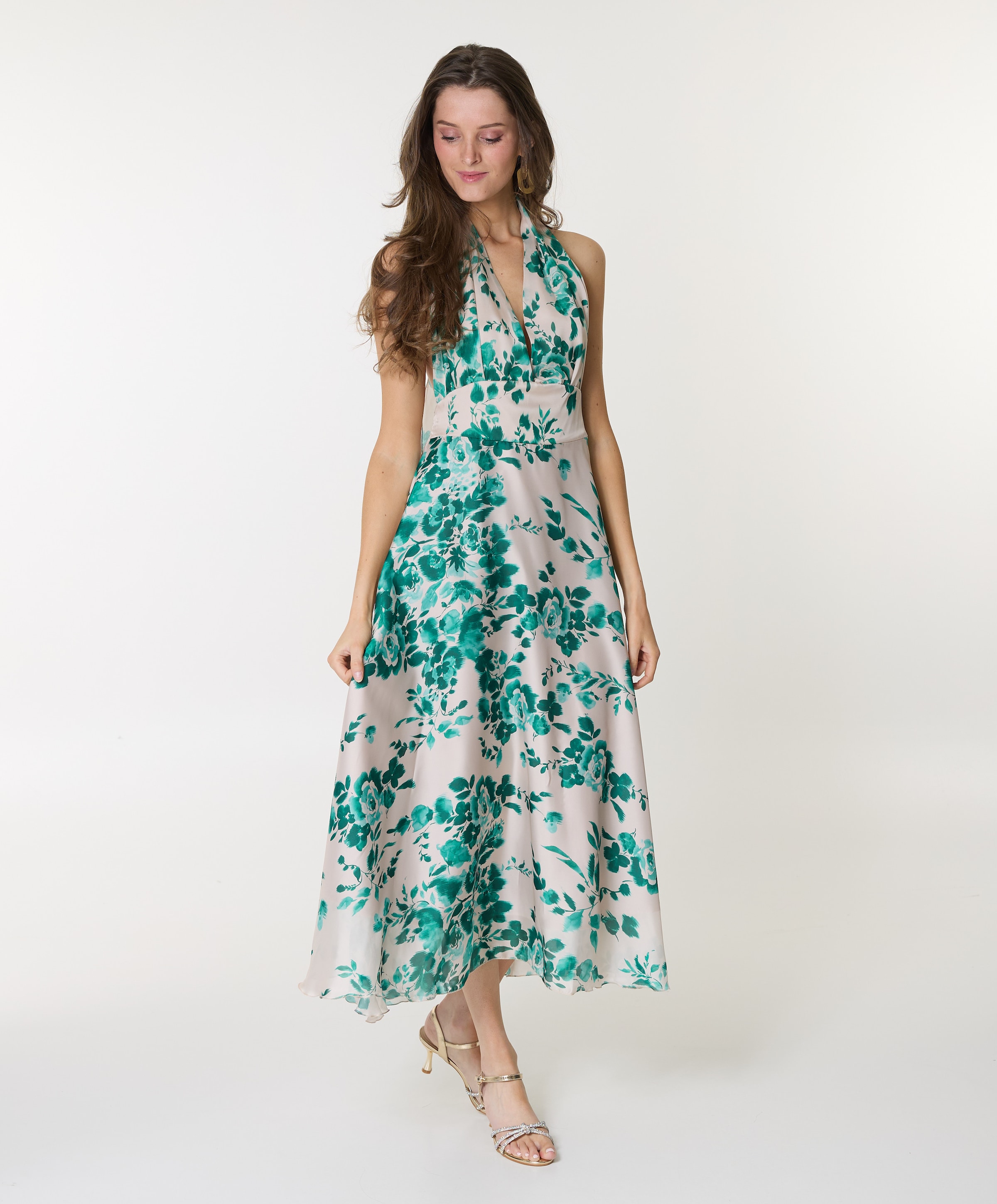 Rinascimento Dames jurk groen