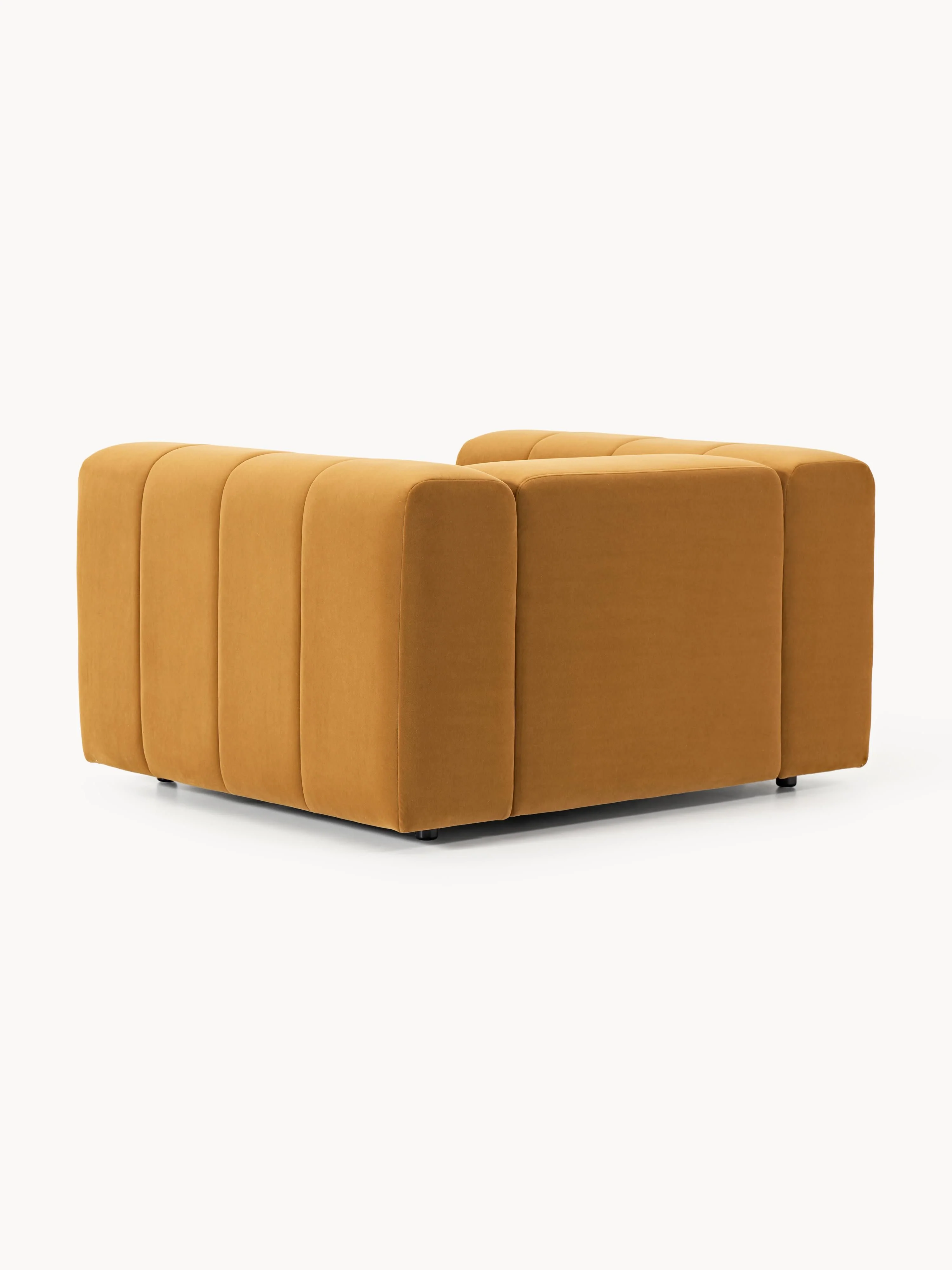 Fluwelen loungefauteuil Lena