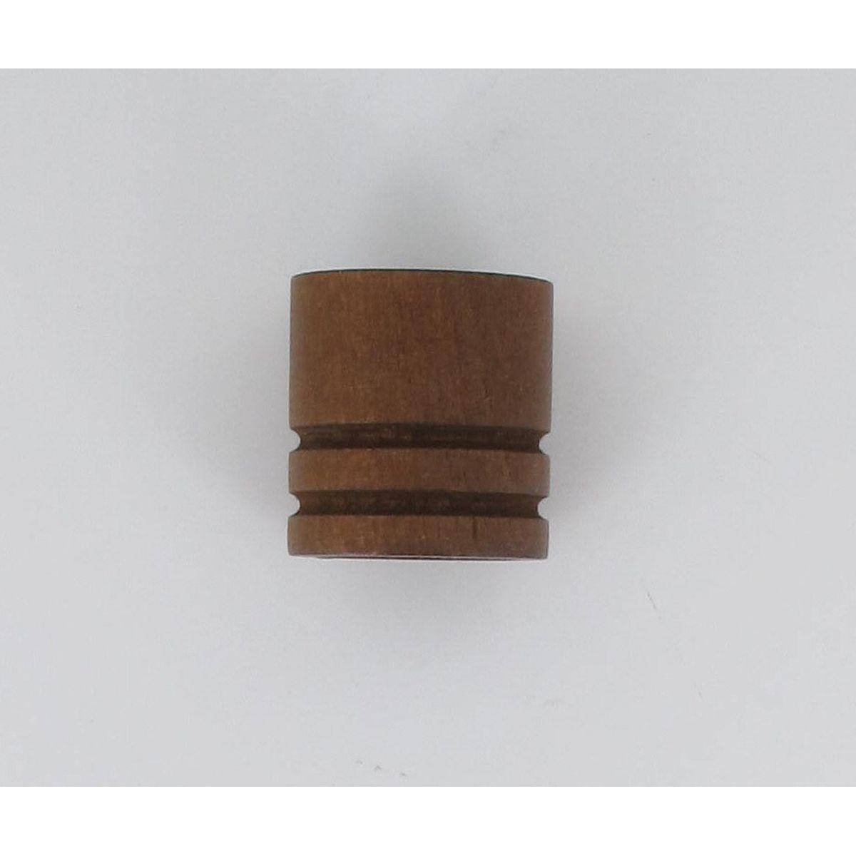 EMBOUT BOUCHON X 2 D28 TEINTE CHENE