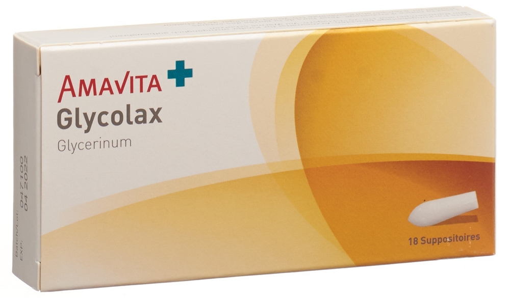 Amavita Glycolax Supp Blist 18 Stk