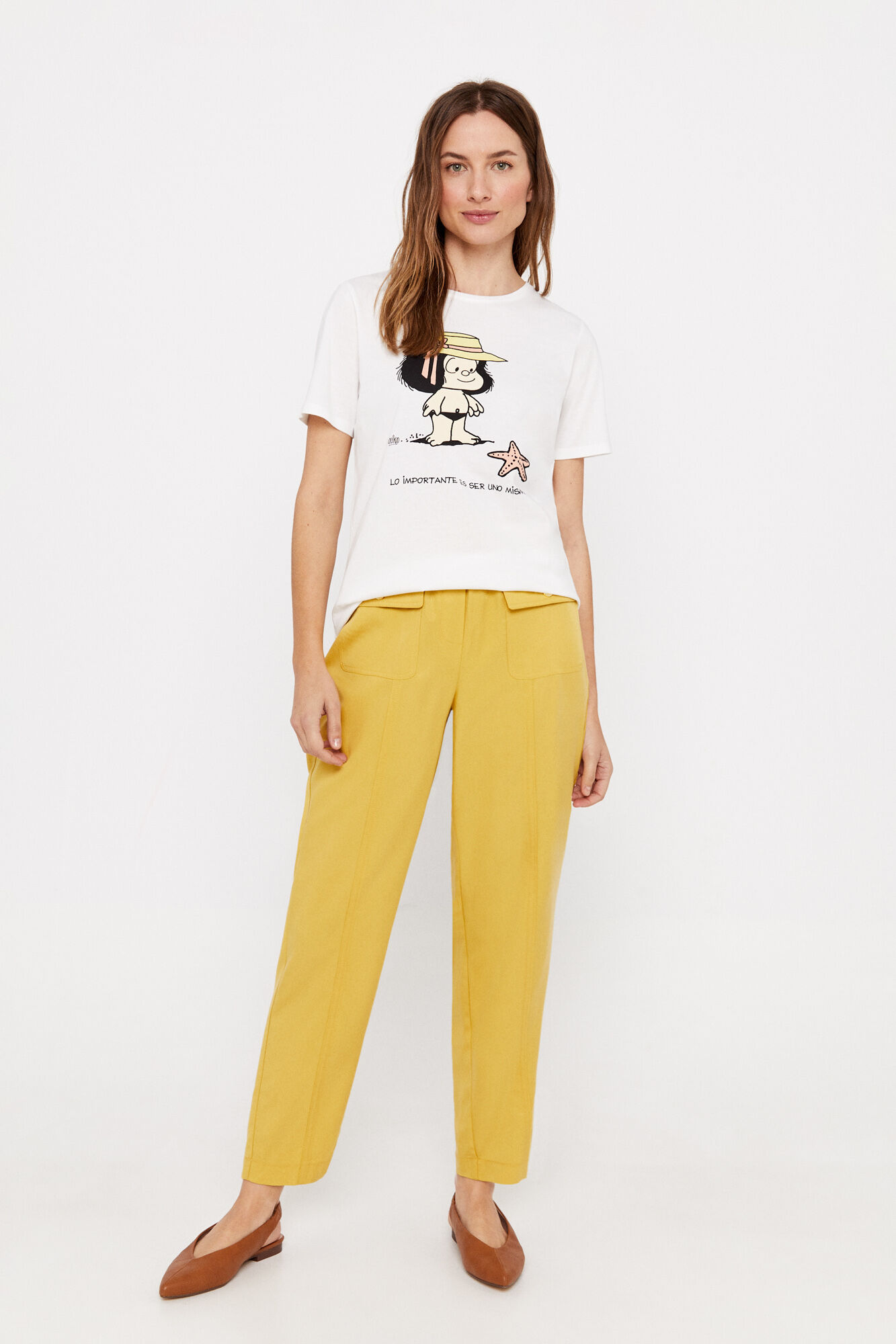 Camiseta com saia - Branca