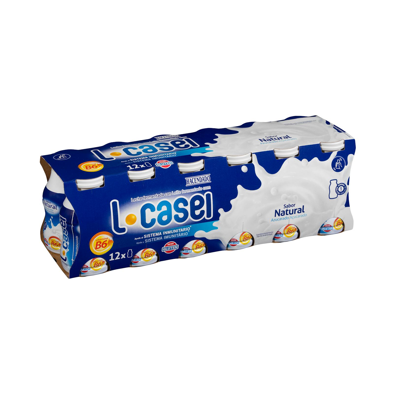 Boisson lactée naturelle sucrée L-casei