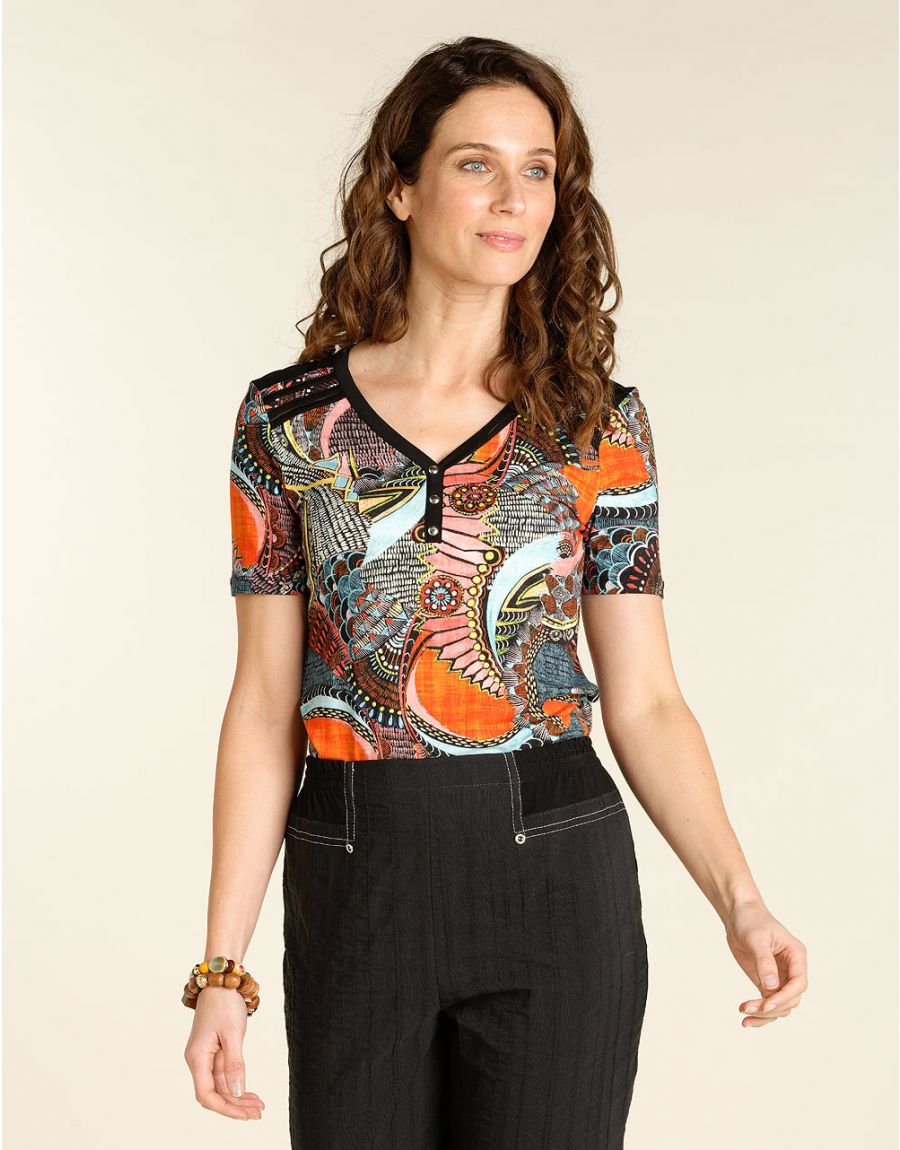 T-shirt jersey imprimé