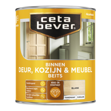 CetaBever Deur, Kozijn & Meubelbeits zijdeglans transparant blank 750 ml