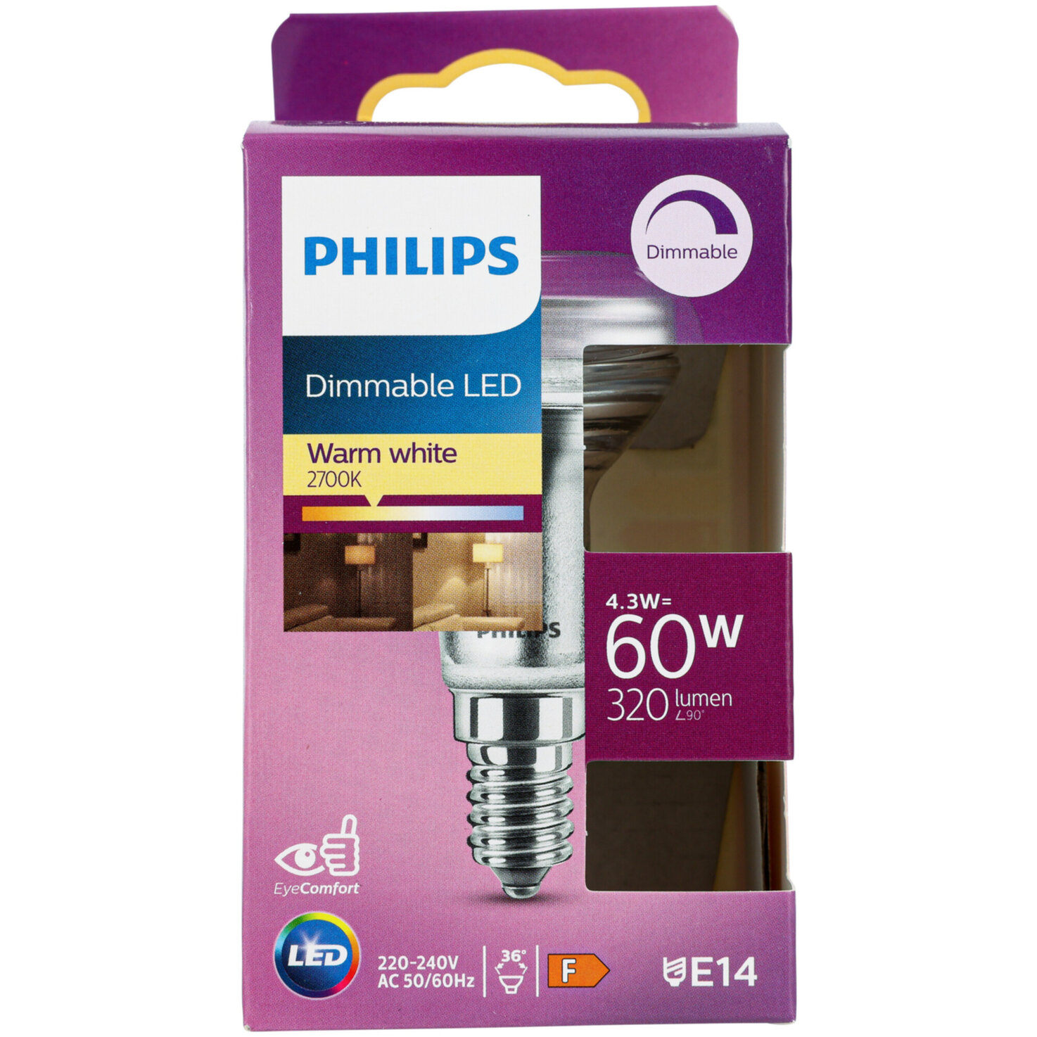 Philips LED-Reflektor E14 warmweiss 4.3 W