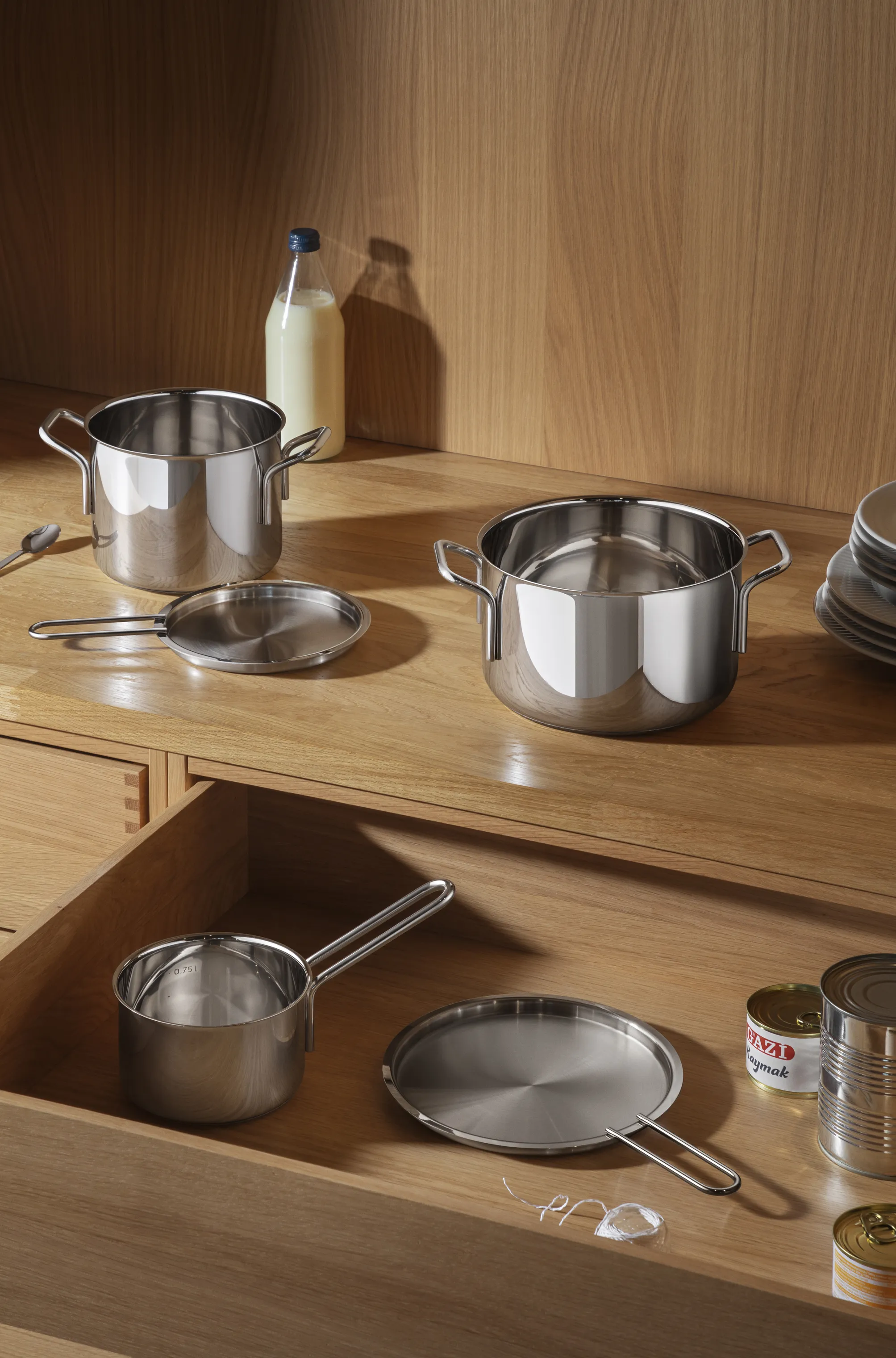 Eva Trio Stainless Steel Grydesæt - 3 dele
