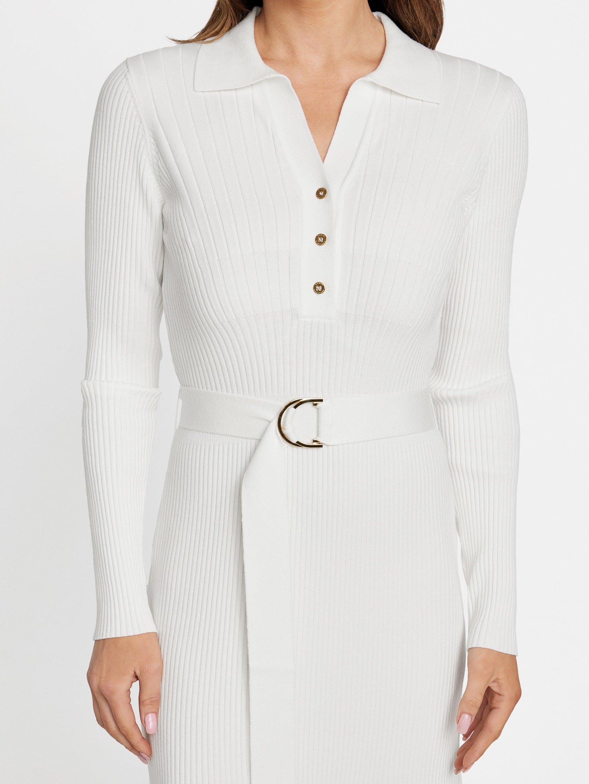 Vestido de malha polo Agathe