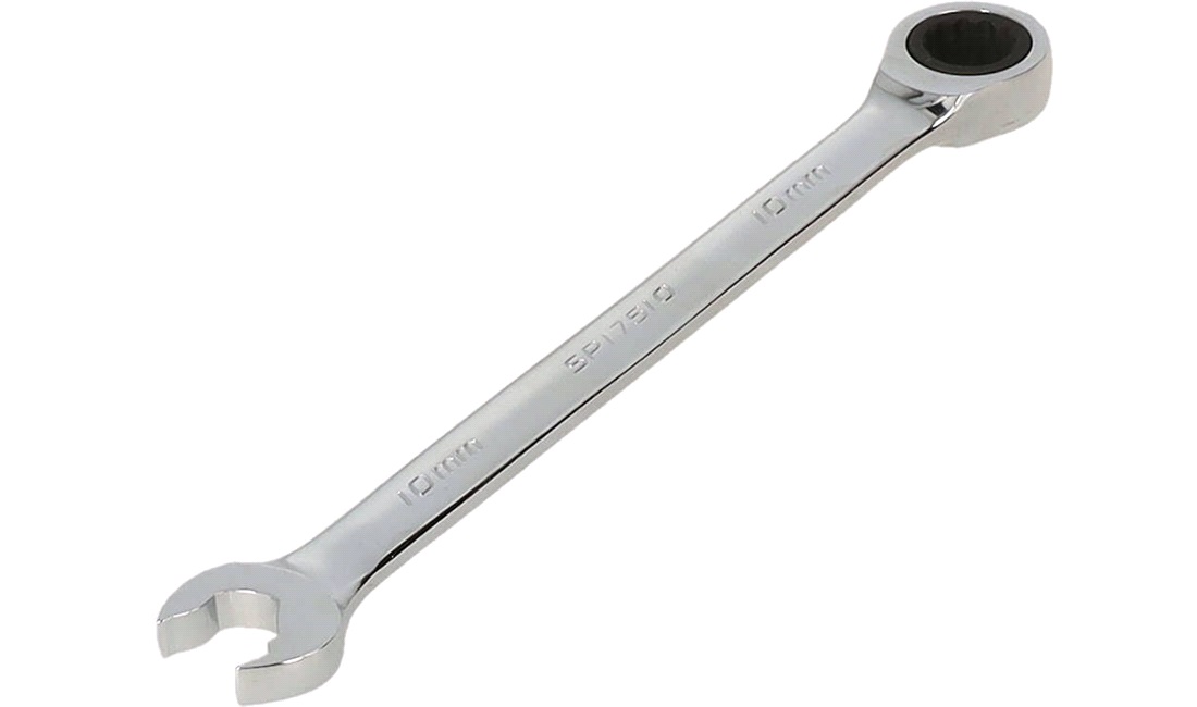Ringgaffelnøgle 10mm quick m/skralde