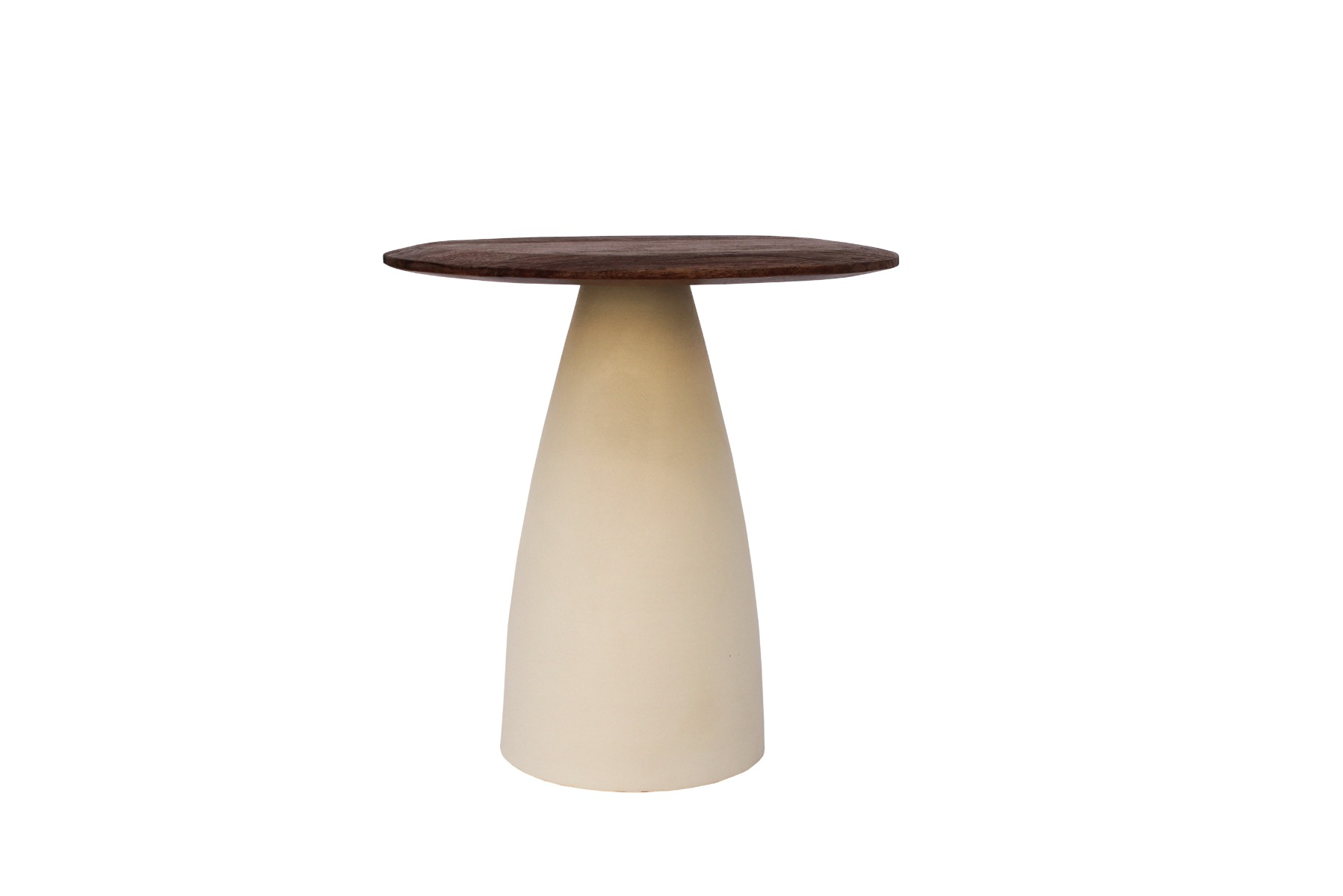 Paddestoel Organic bijzettafel 50cm Hout