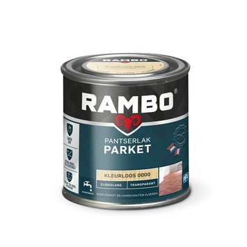 Rambo Pantserlak parket zijdeglans transparant kleurloos 250 ml