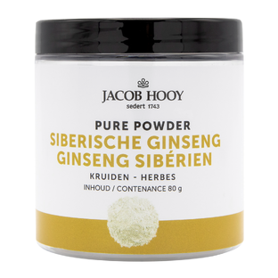 Jacob Hooy Pure Powder Siberische Ginseng 80GR
