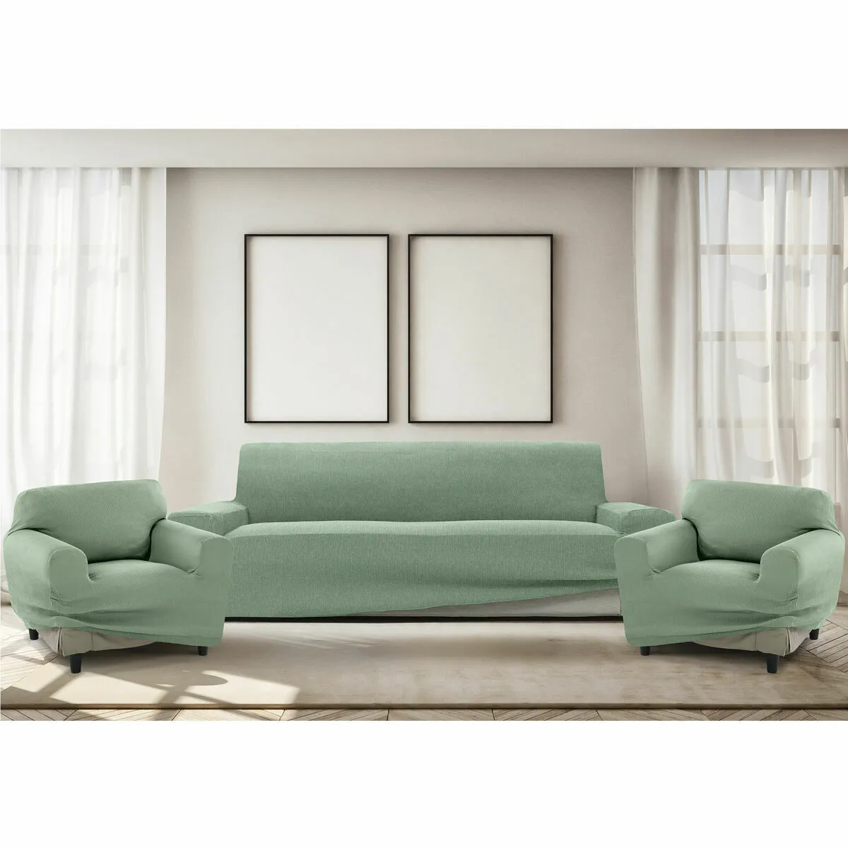 Sofakover Housse Pocket Trio Romeo - Turquoise