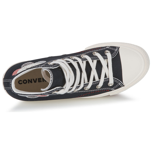 Converse - CHUCK TAYLOR ALL STAR LIFT HI - Noir / Multicolore