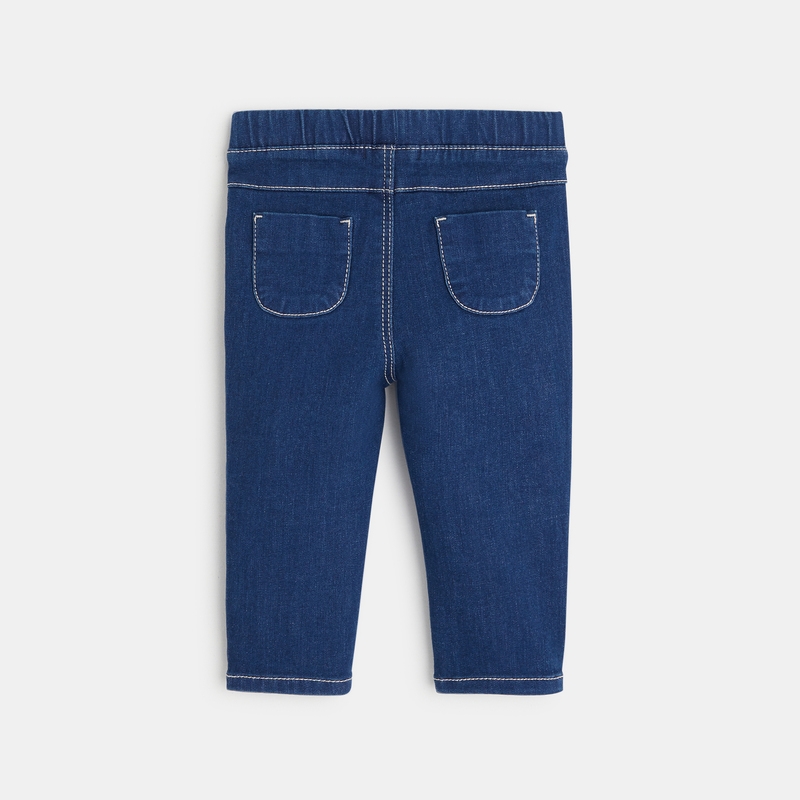 Jegging denim bleu bébé fille