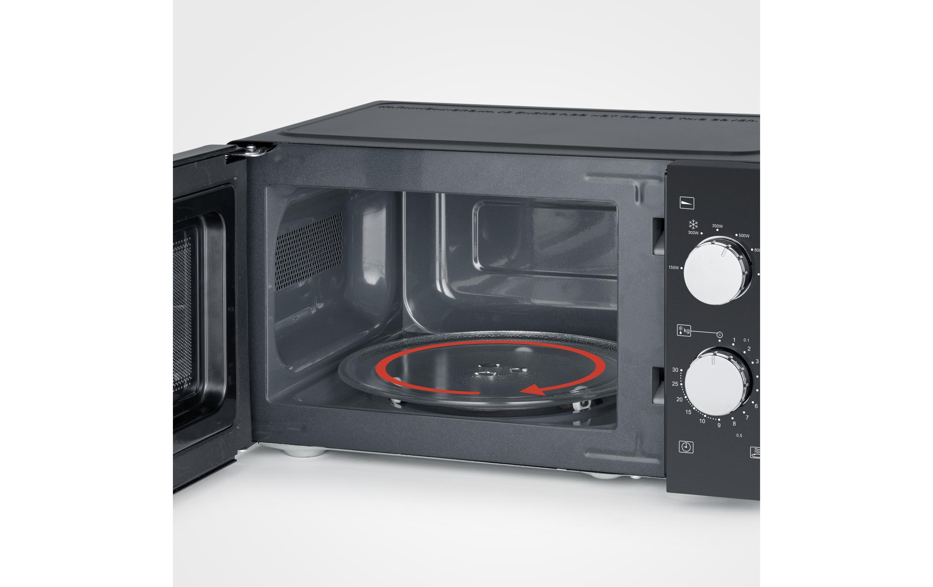Mikrowelle MW7886 SchwarzMikrowelle mit einer Leistung von 700 Watt