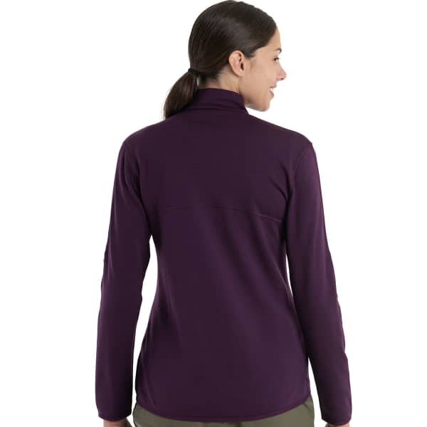 Veste polaire randonnée ICEBREAKER W MER 560 REALFLEECE ELEMENTAL II LS Z NIGHTSHADE