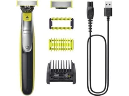 Philips OneBlade 360 QP2834 Face + Body - Trimmer - trådløs - light green/dark gray