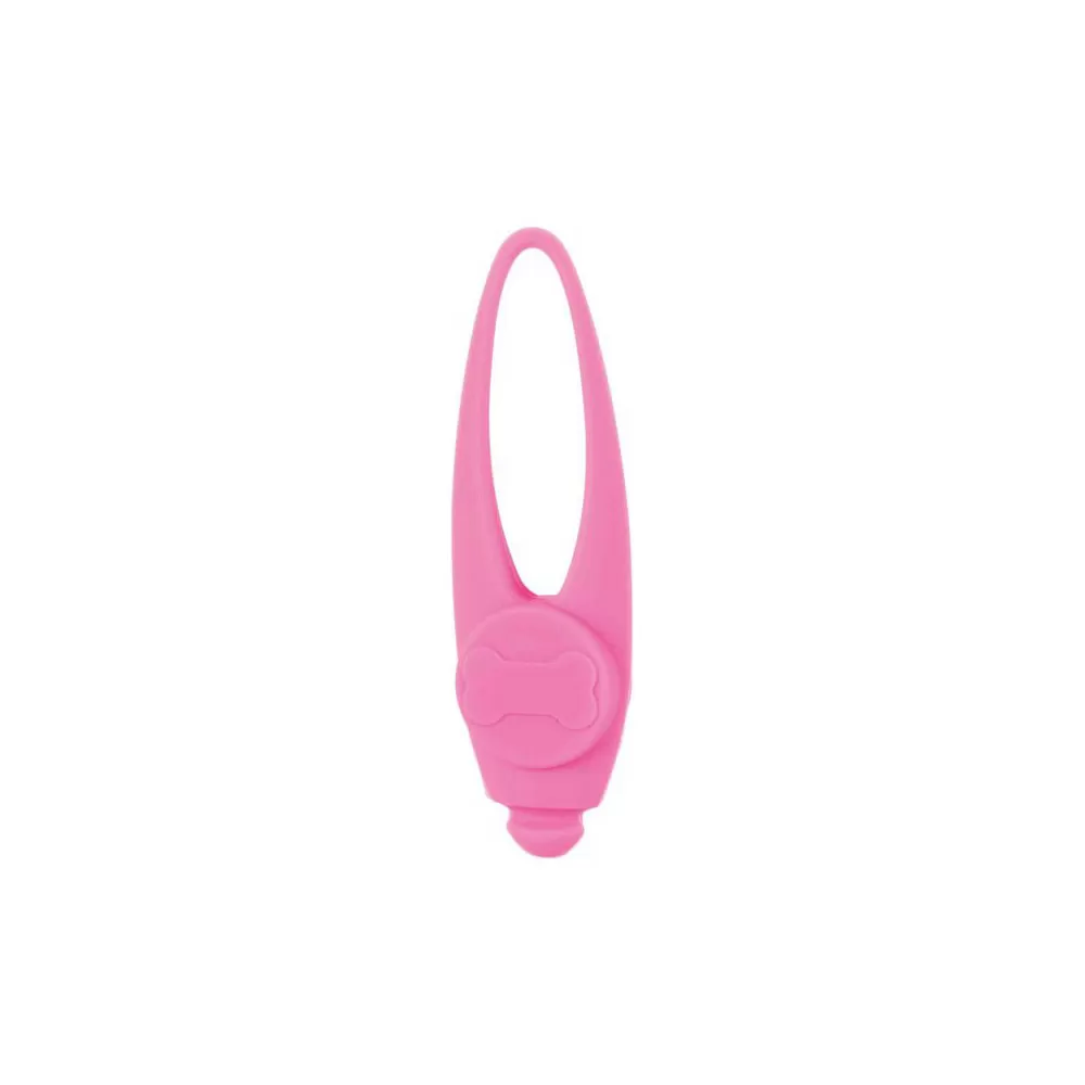 Trixie lygte til hunde i silikone, 8 cm. - assorteret farver