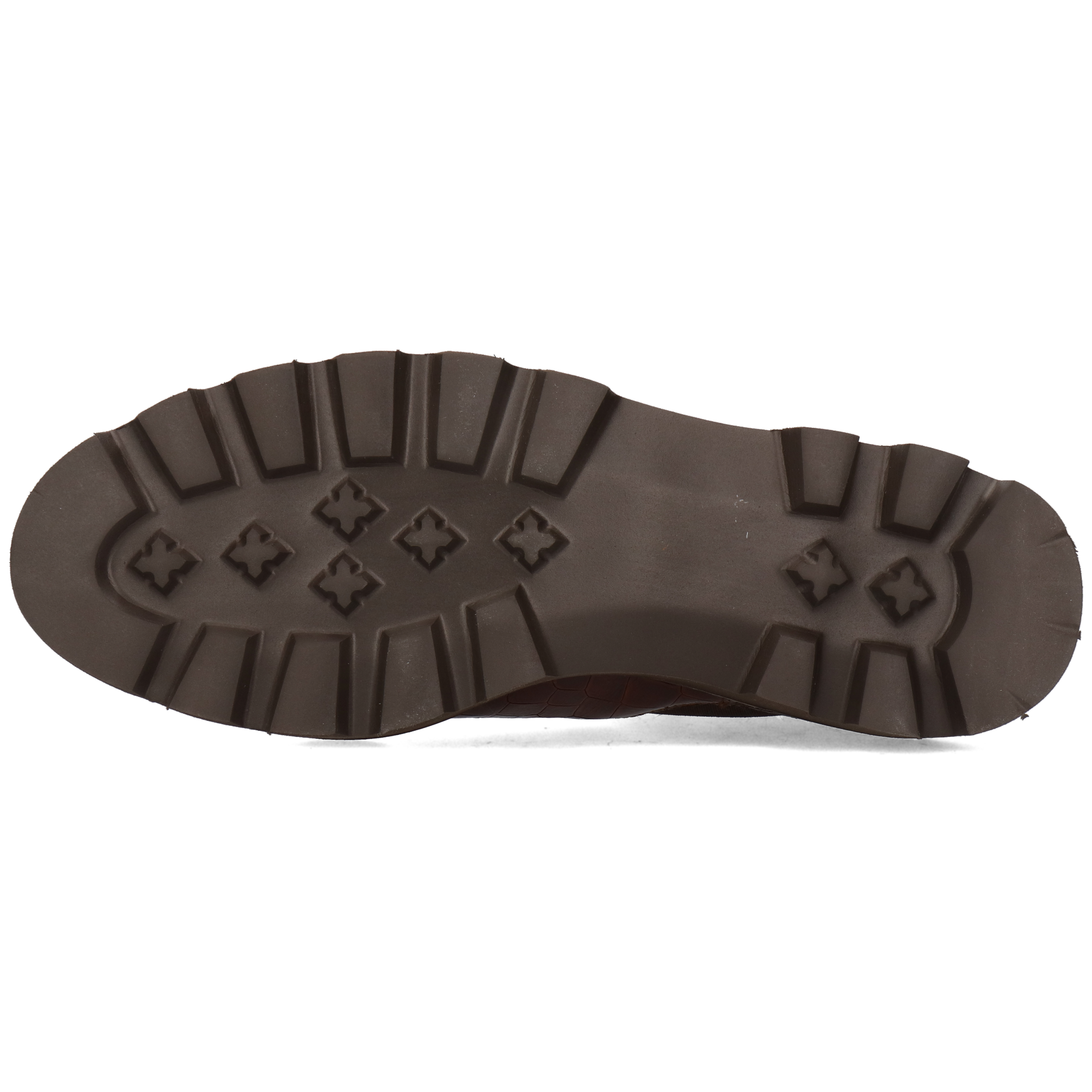 SALLY 113 - Bottines à semelle plateforme | Marron