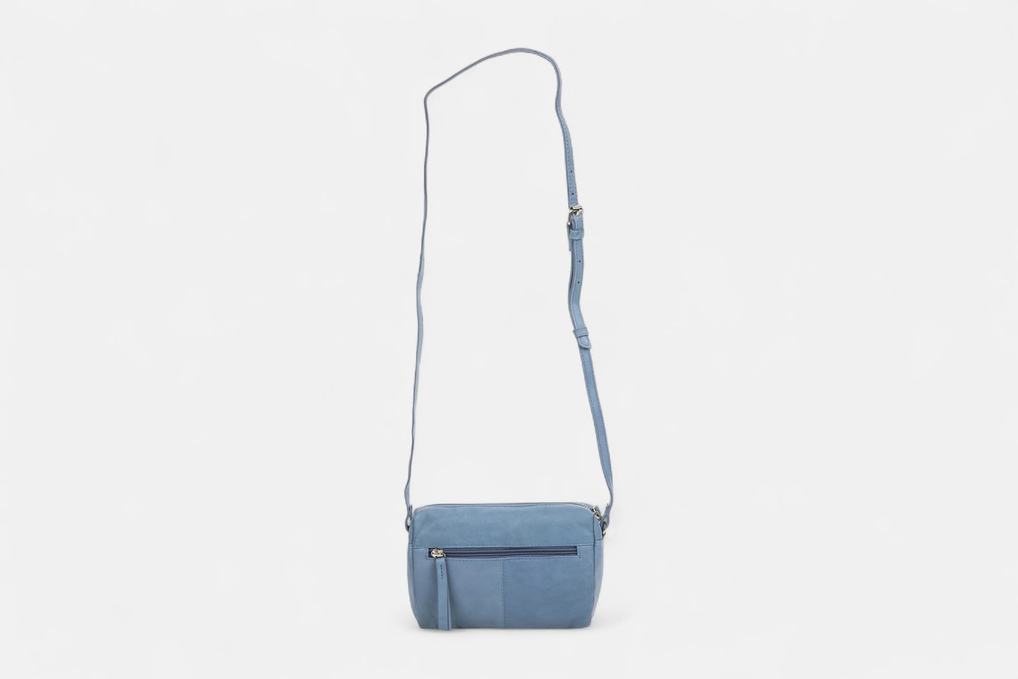 Sac bandoulière en cuir jeans