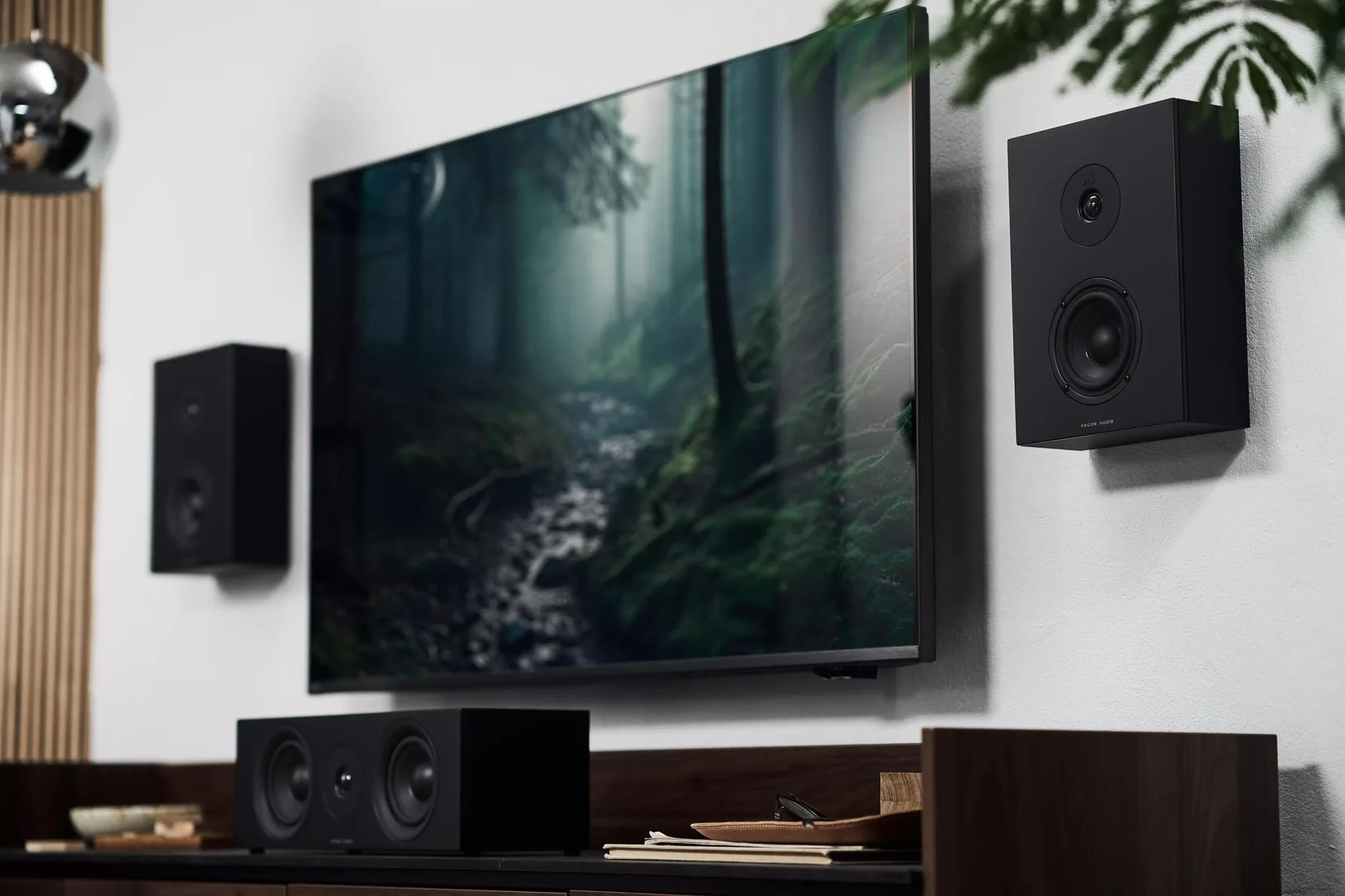 Argon Audio Forus 4 Wall Noir (la paire) Enceintes murales
