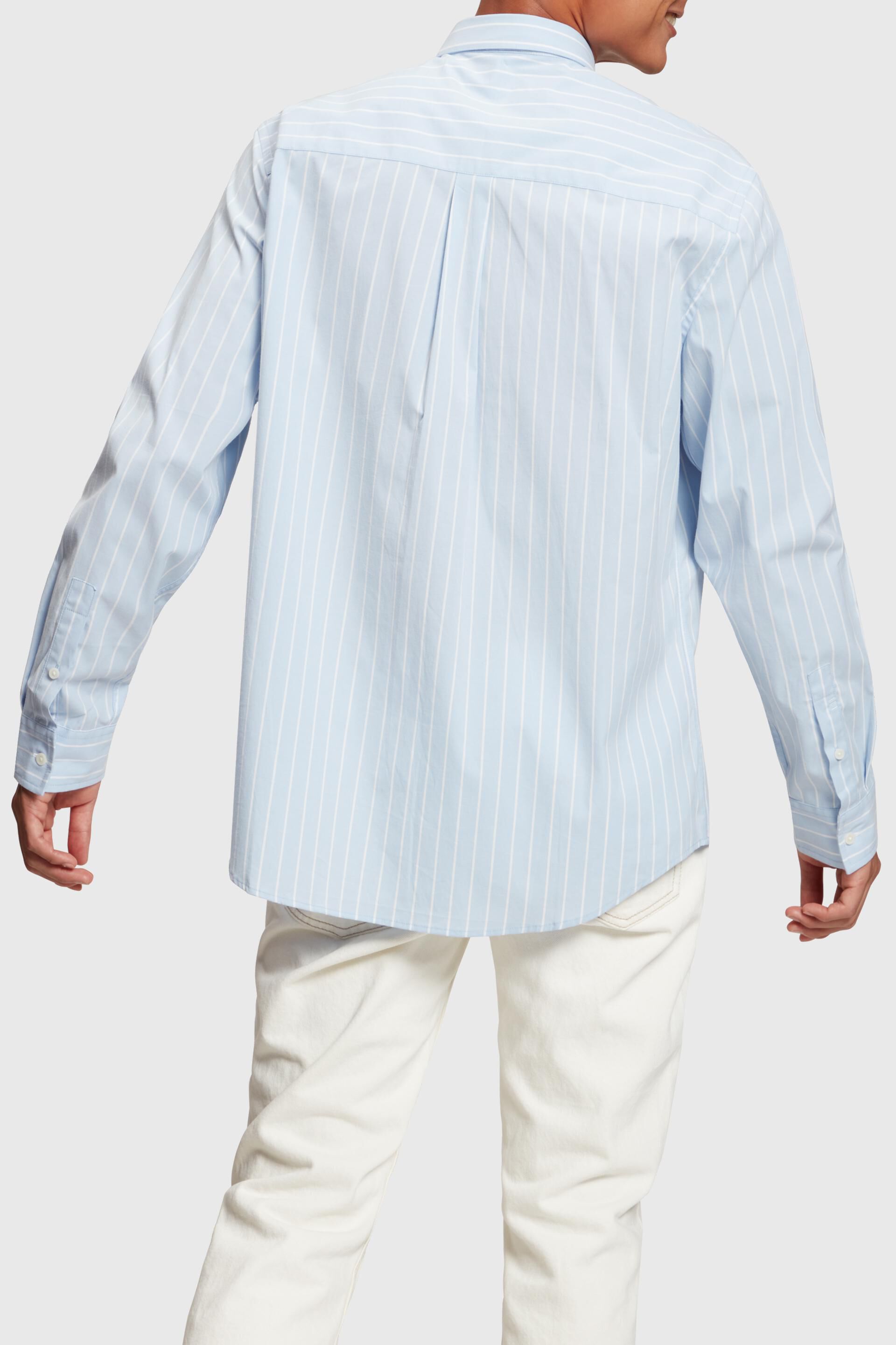 Chemise Relaxed Fit en popeline à rayures