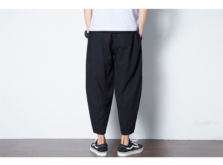 Ninine - Cropped joggingbroek met trekkoord