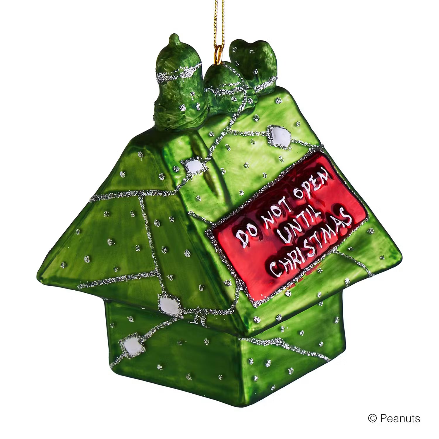 PEANUTS Baumanhänger Snoopy | Christbaumschmuck Glas