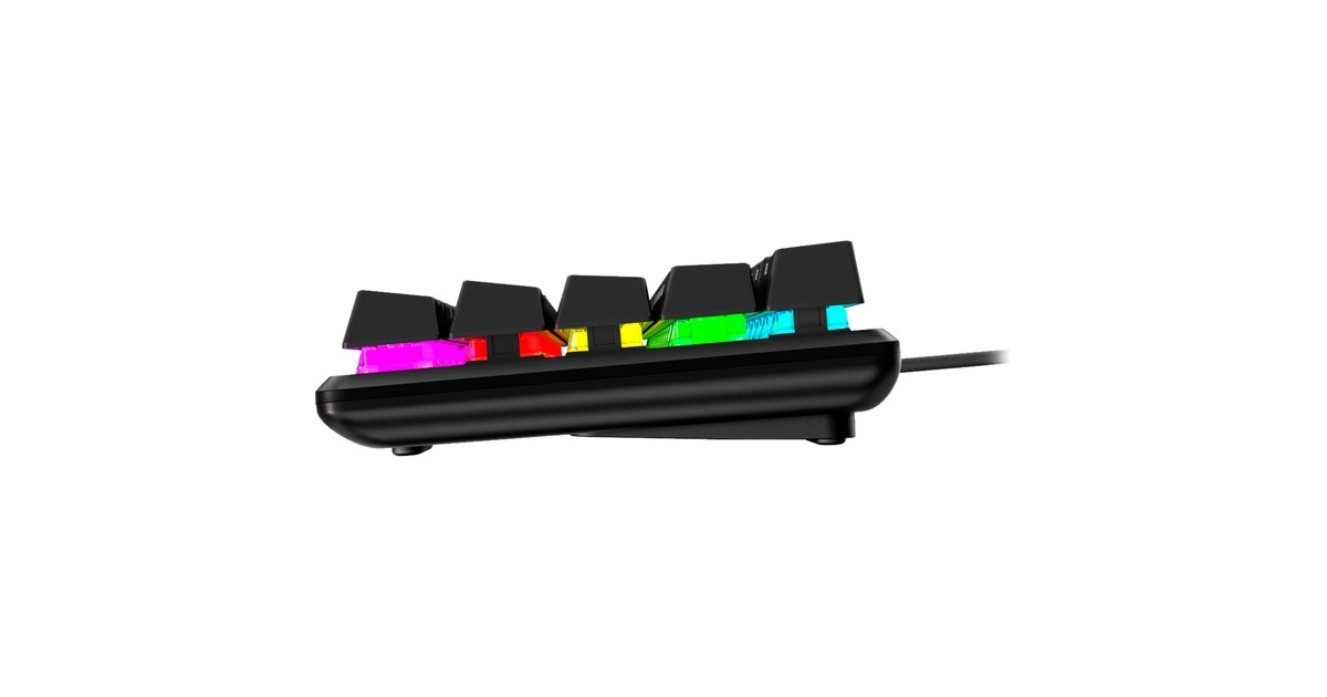 HyperXAlloy Origins 60, gaming toetsenbord  (Zwart, US lay-out, HyperX Red, RGB leds, 60%, PBT double-shot)