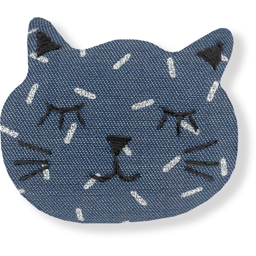 Barrette Miaou Paille Argent Jean