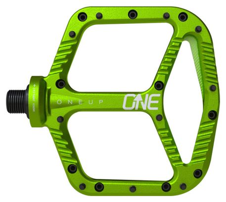 OneUp Paire de Pédales Aluminium Vert