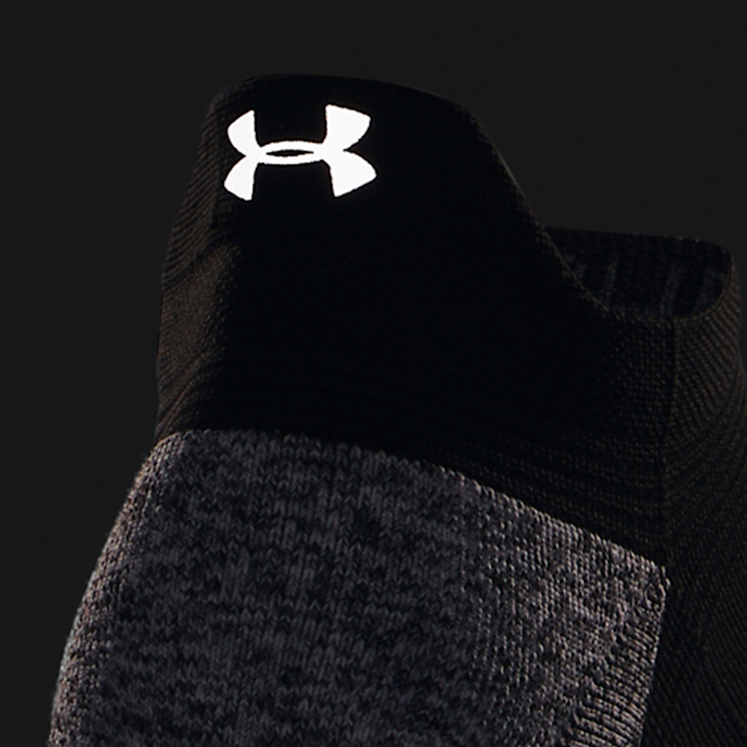 Under Armour AD Run Cushion NS Tab Chaussettes De Running - Noir , Gris