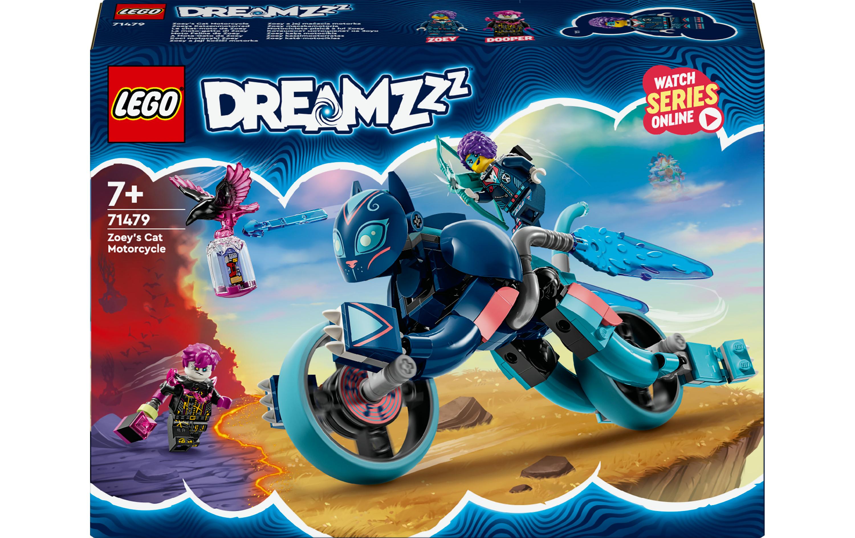DreamZzz Zoeys Katzenmotorrad 71479Umbaubares Bauset