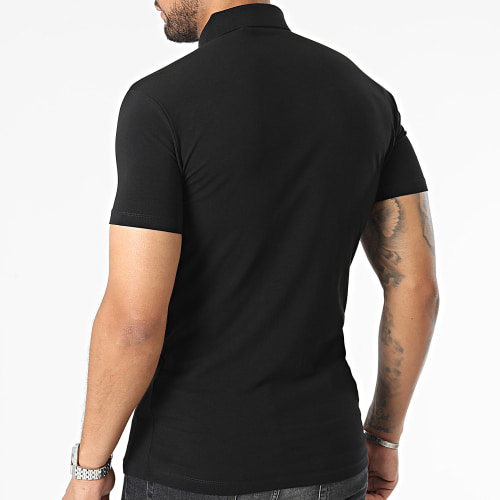 Polo Manches Courtes Slim Chicago MMKS02325 Noir