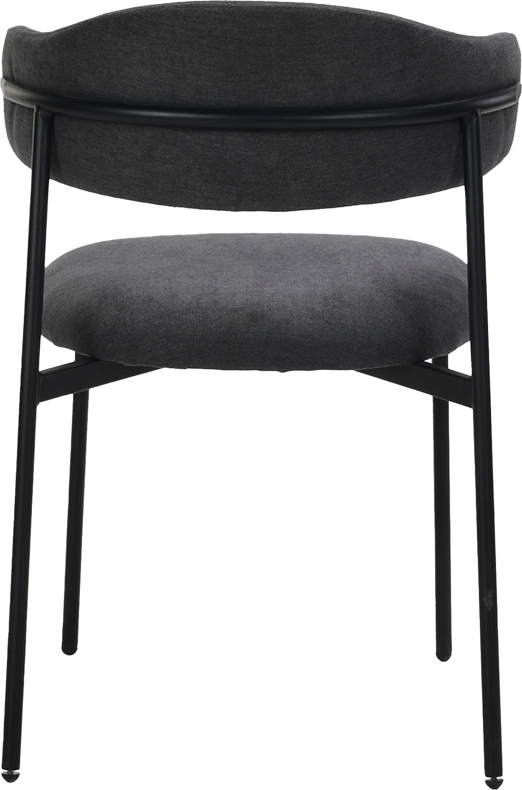 byLIVING Esszimmerstuhl »Jersey (2er-Set)« (Set) Gestell Metall schwarz, Küchenstuhl, Webstoffbezug, diverse Farben