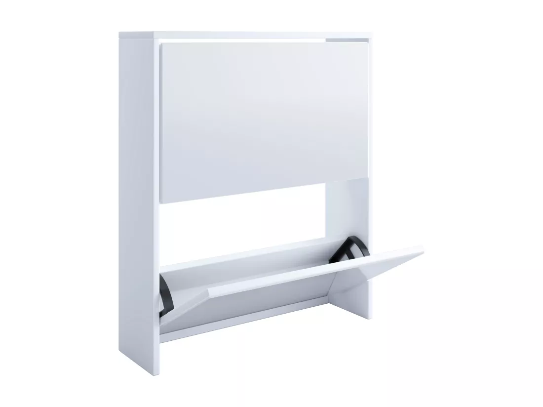 Armoire à chaussures basculante miroir Stido L