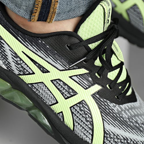 Baskets Gel Quantum 180 VII 1201A631 Black Lime Green