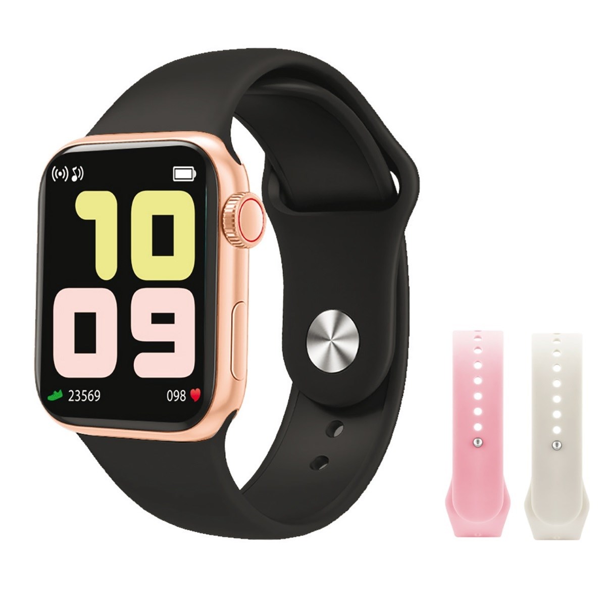 Montre connectée femme Lee Cooper - 3 Bracelets silicone - Appel bluetooth - Notifications - Podomètre - Suivie des calories
