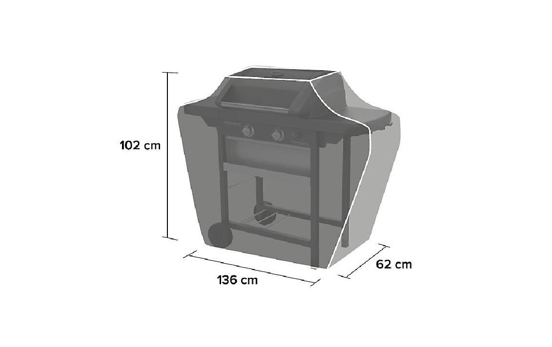 Abdeckhaube Premium M, 136 x 62 x 102 cmGrillabdeckshaube für Campingaz-Grills
