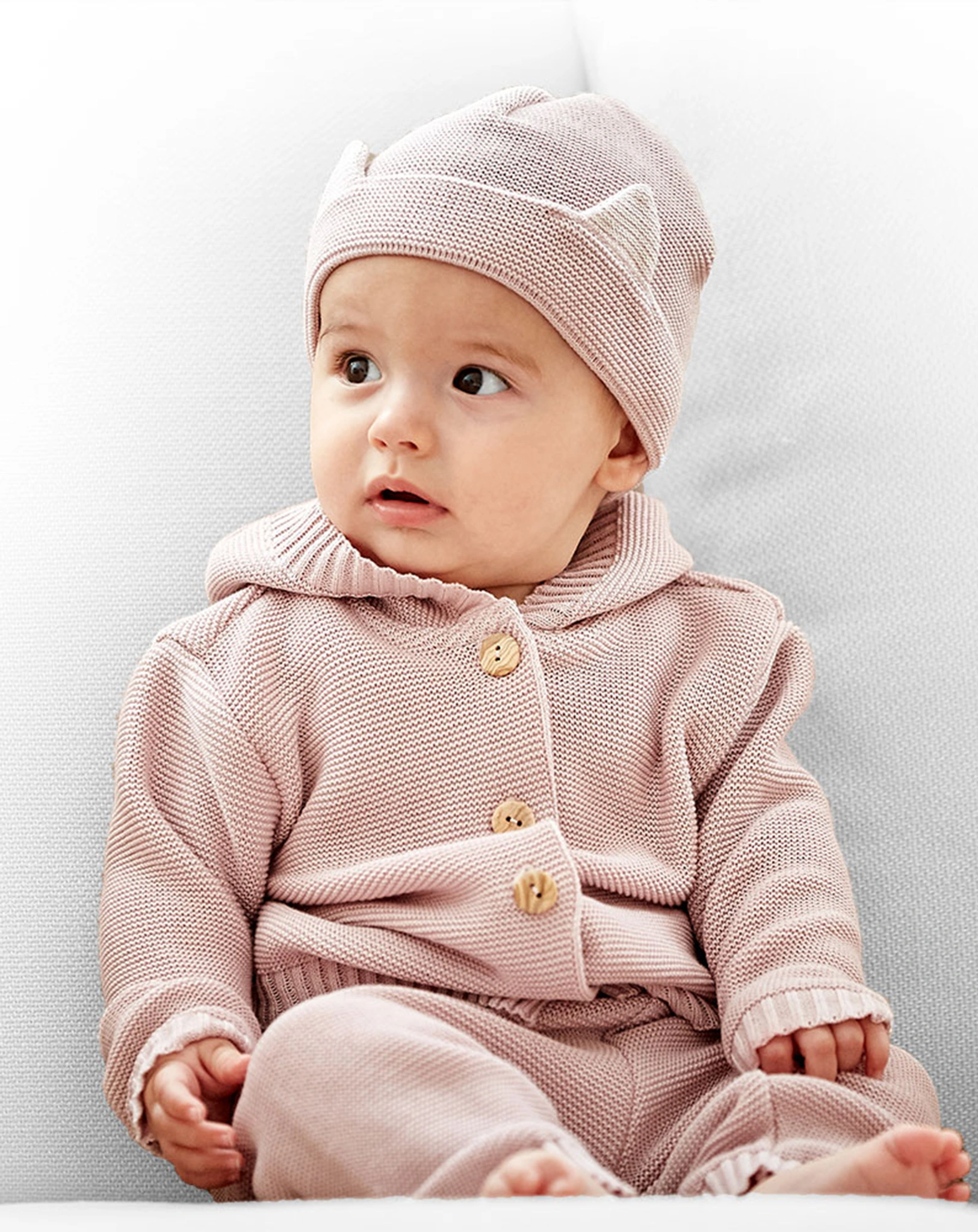 Baby-Mütze ÖHRCHEN in rosa
