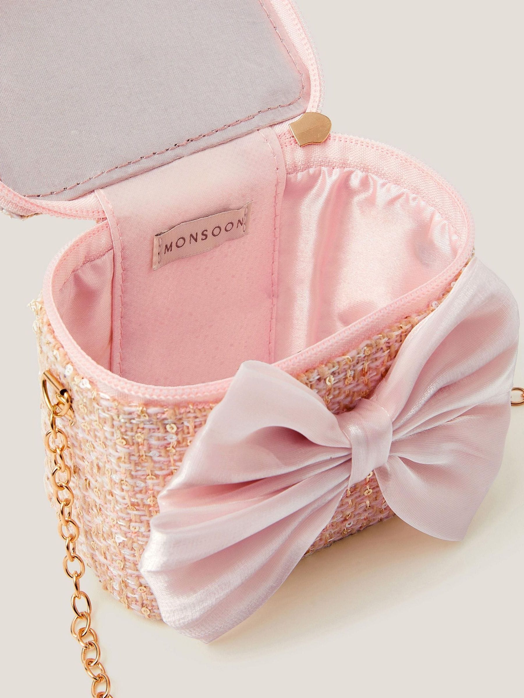 Monsoon Bow Tweed Bag