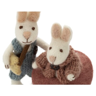 Osterhasen-Puppen Filz