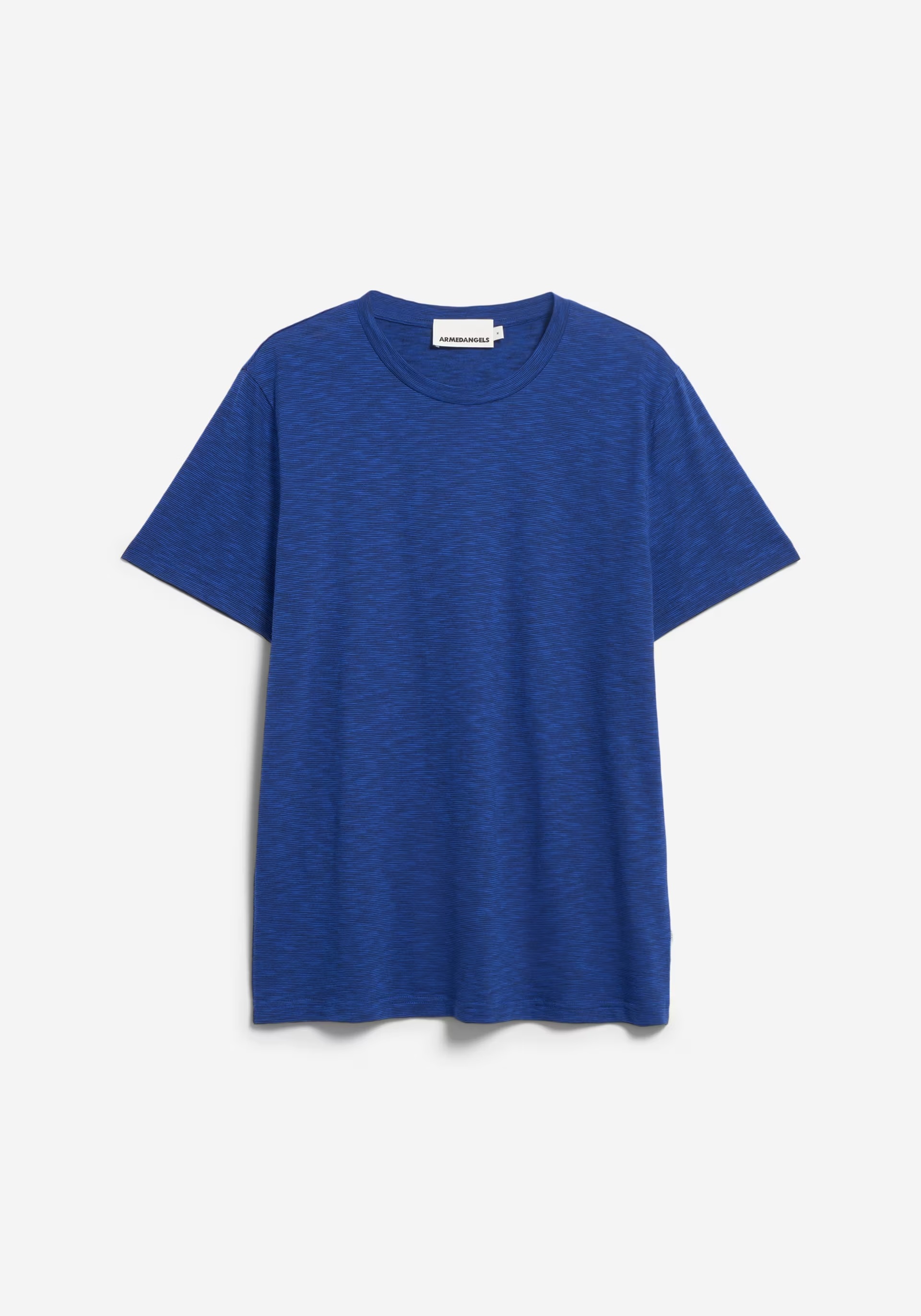 Armedangels T-Shirt Jaames Structure Dynamo Blue-Night Sky