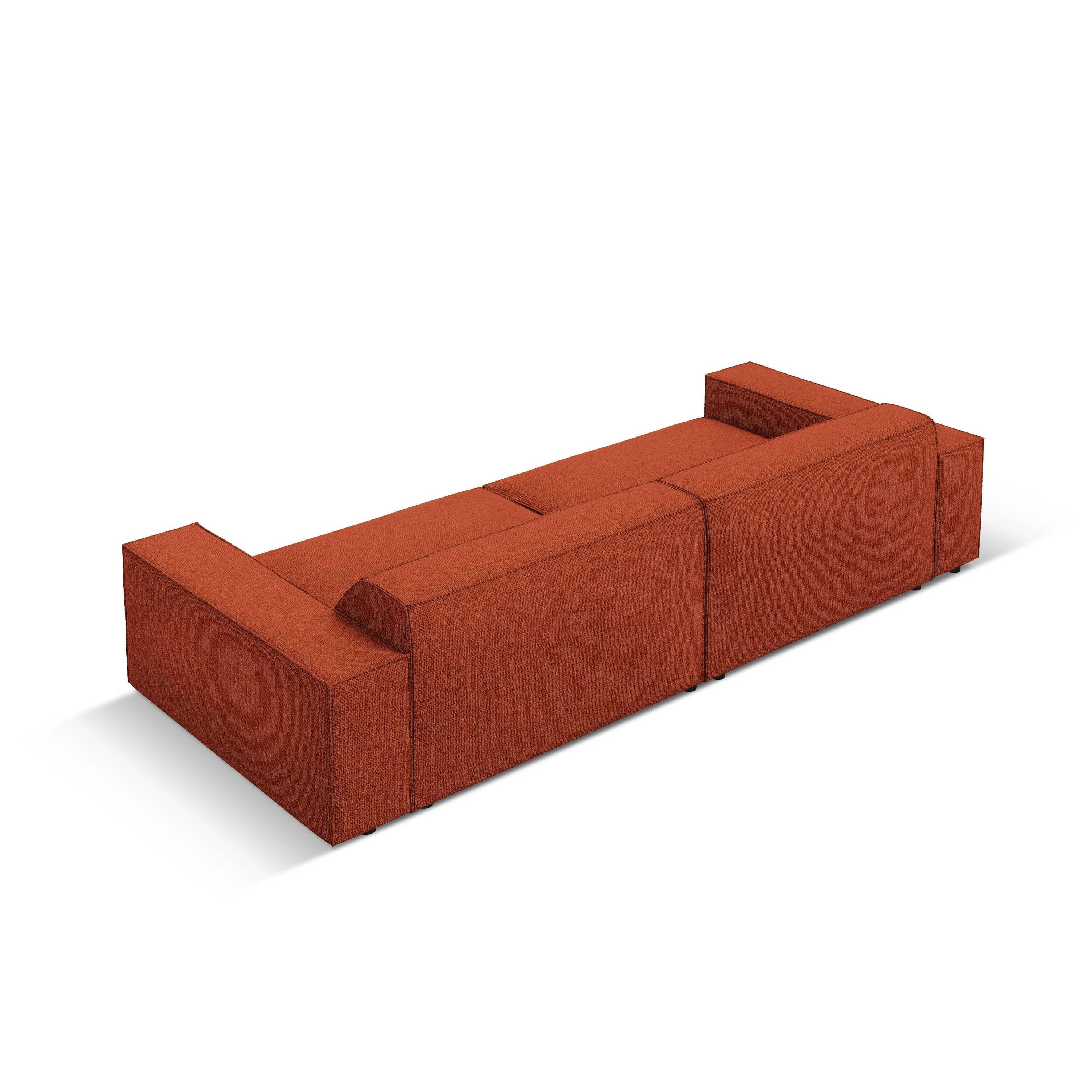 Micadoni Jodie 4-zitsbank - Chenille - Terra