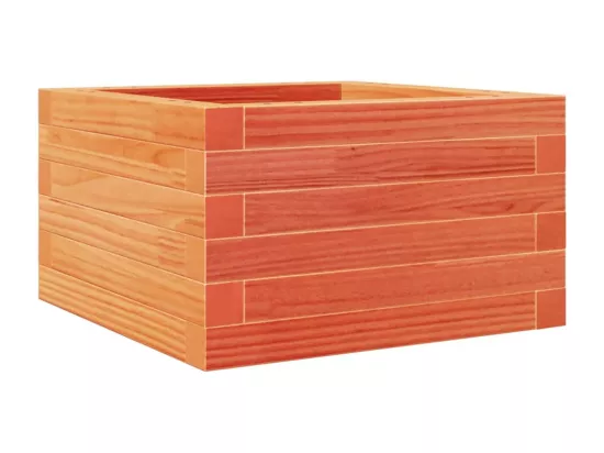 Jardinière bac lit surélevé bois marron 40 x 40 x 23 cm 02_0038451