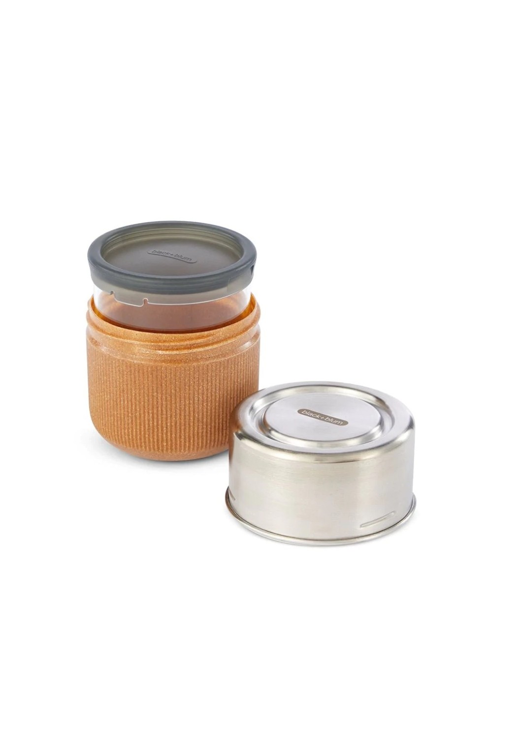 Black   Blum Essensbehälter Glass Lunch Pot Small Almond