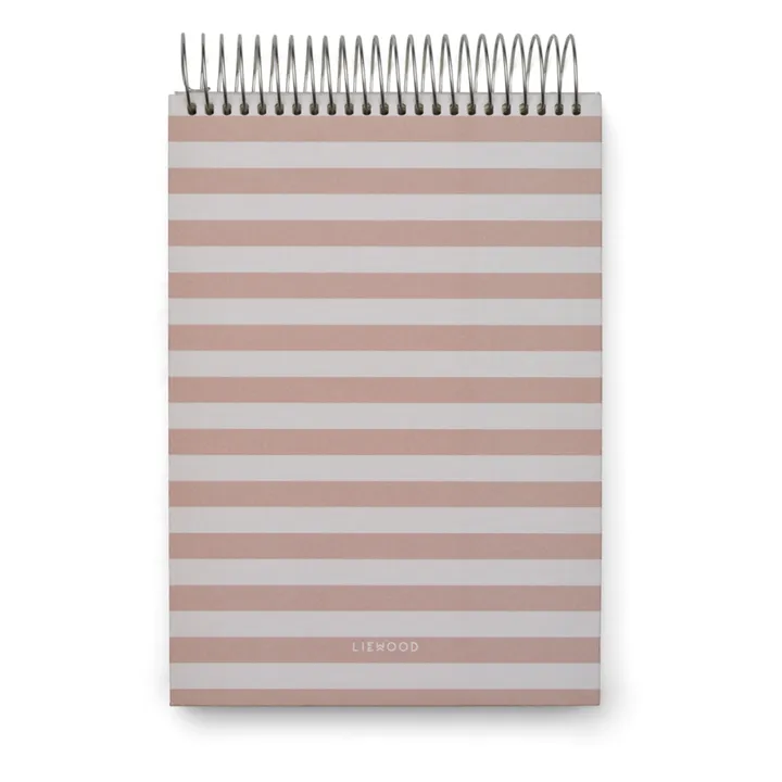 Liewood Carnet à dessin Jonnie | Stripe Tuscany rose/Sandy