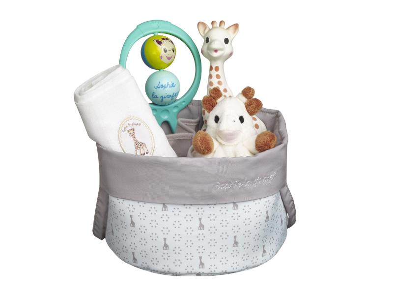 Sophie la girafe Geschenkset Geburtskorb Geschenkkorb